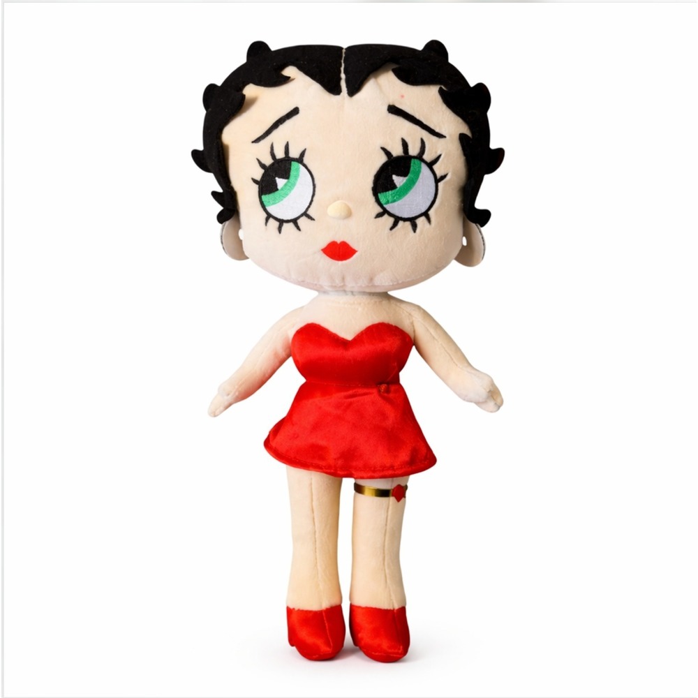 Betty Boop Plush Doll Red Dress 10" Funko Style Retro Collectable